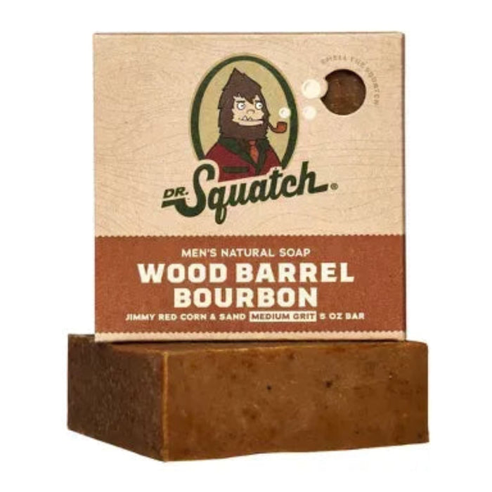 Dr. Squatch : Natural Soap Bar Wood Barrel Bourbon 5oz