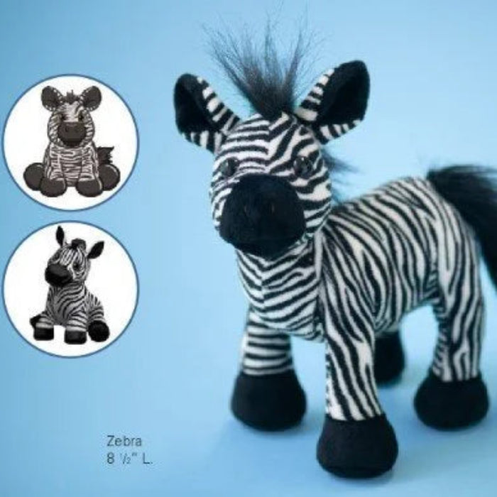 Plush Zebra 8.5"