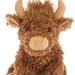 This wee Highland Cow is fluffy, fabulous, and apparently comes with its own tartan furniture. 