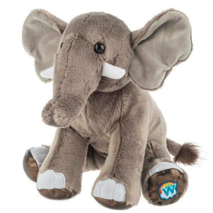 This Ganz Asian Elephant 8.5" Plush features a lifelike design with soft, huggable fabric.