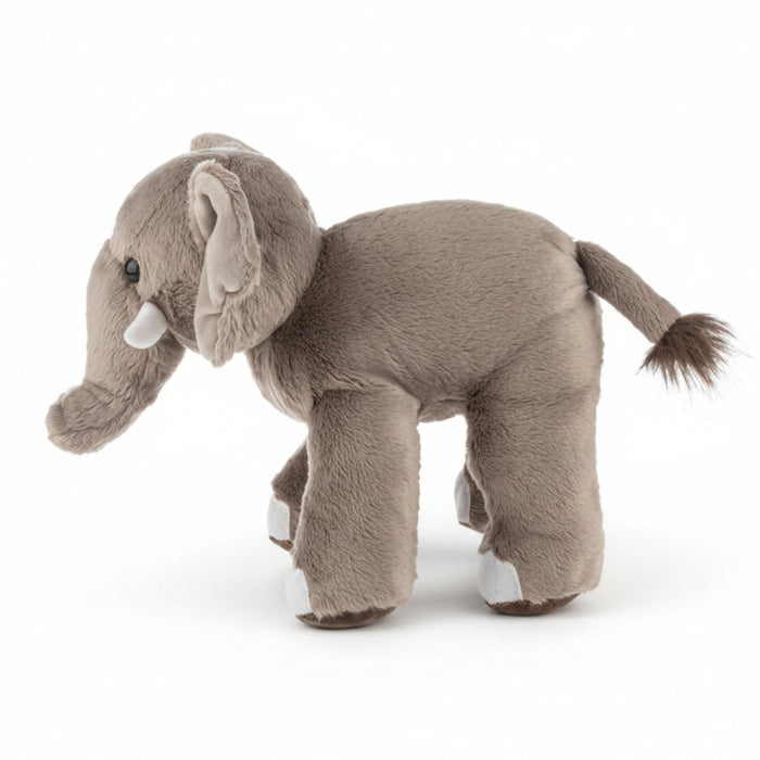 This Ganz Asian Elephant 8.5" Plush features a lifelike design with soft, huggable fabric.