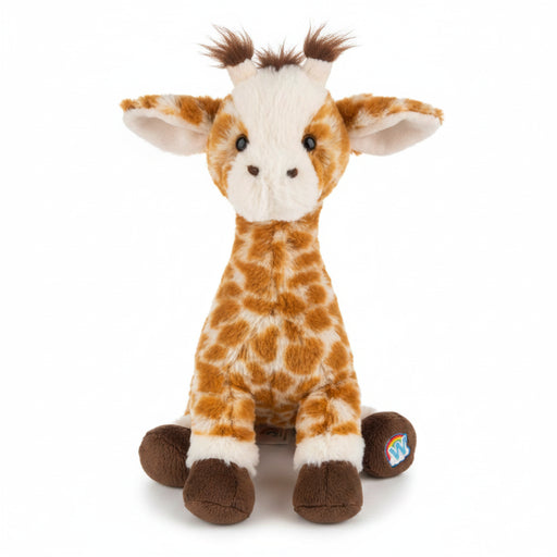 This Ganz Northern Giraffe Plush 8.5" stuffed animal features a lifelike giraffe design with soft, premium plush fabric.
