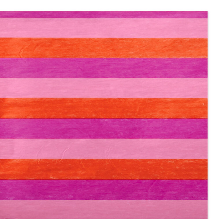 Hallmark : Warm Horizontal Stripes Tissue Paper, 6 sheets