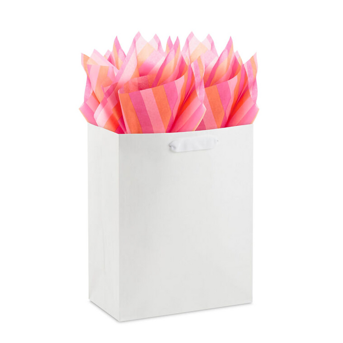 Hallmark : Warm Horizontal Stripes Tissue Paper, 6 sheets