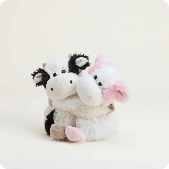 Warmies : Cow Warmies Hugs- Pink and Black Spotted Cow