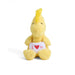Warmies Love Letter Woodstock Plush front view with I heart you message