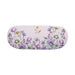 Back of Wrendale Designs 'Just Bee-cause' eyeglass case featuring butterfly, daisies, and wildflower artwork