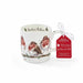 Wrendale Designs Rockin’ Robins fine bone china mug with three illustrated robins and Royal Worcester gift tag.