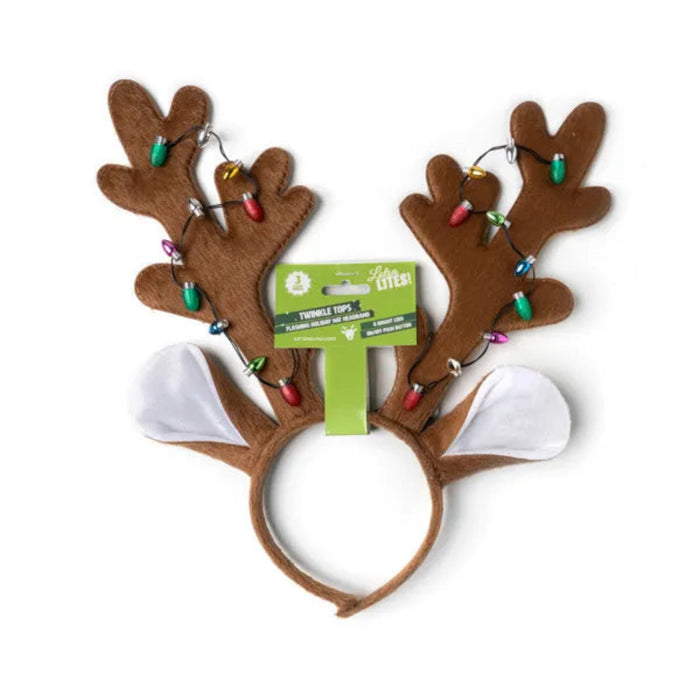 DM Merchandising Lotsa LITES Twinkle Tops flashing LED holiday hat headbands