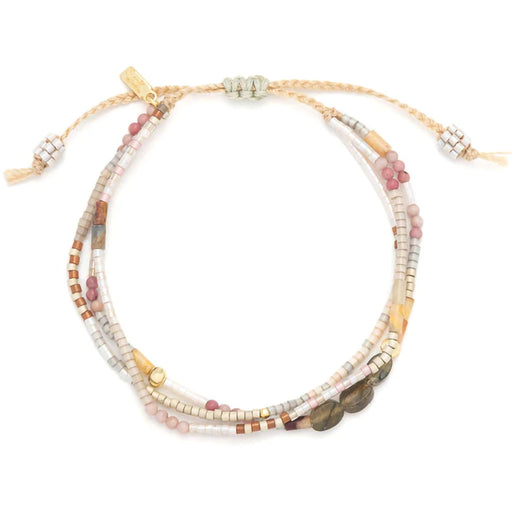 Scout Curated Wears : Mixed Media Bracelet - Magic/Labradorite/Gold at Annie's Hallmark