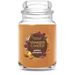 Yankee Candle golden pumpkin candle jar on a white background