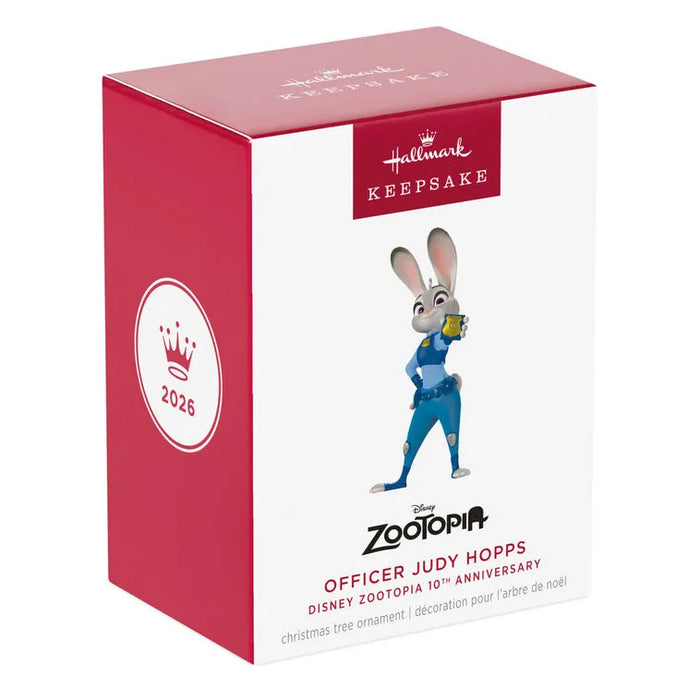 Hallmark : 2026 Keepsake Officer Judy Hopps Disney Zootopia 10th Anniversary (224)