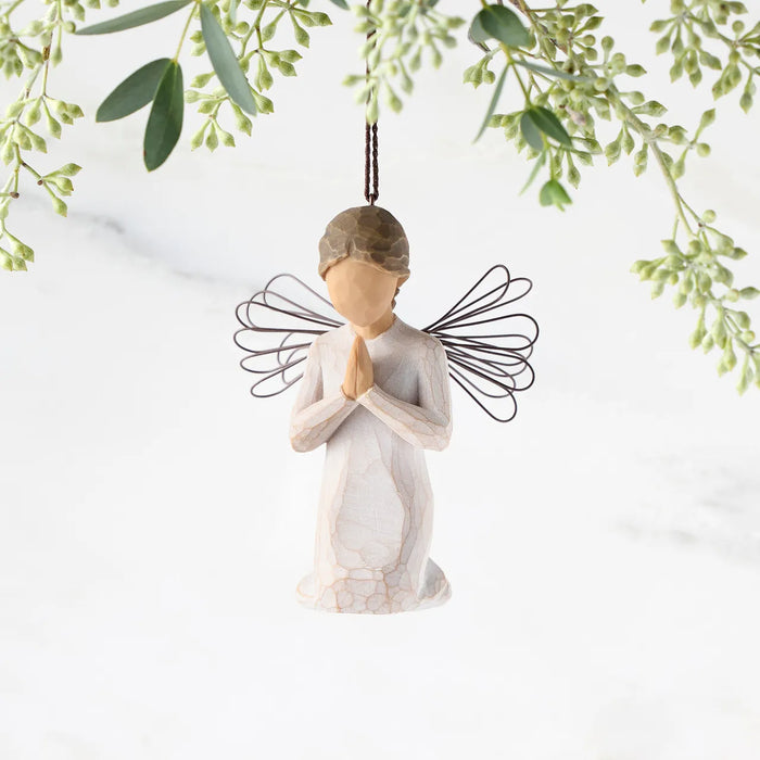 Willow Tree : Angel of Prayer Ornament - For those who believe in the power of prayer