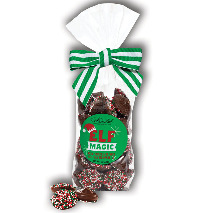 Abdallah Candies : Elf Magic Milk Chocolate Non - Pareils - Abdallah Candies : Elf Magic Milk Chocolate Non - Pareils