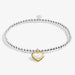 A Little With Love Always Bracelet featuring silver and gold-tone plating with a heartfelt message