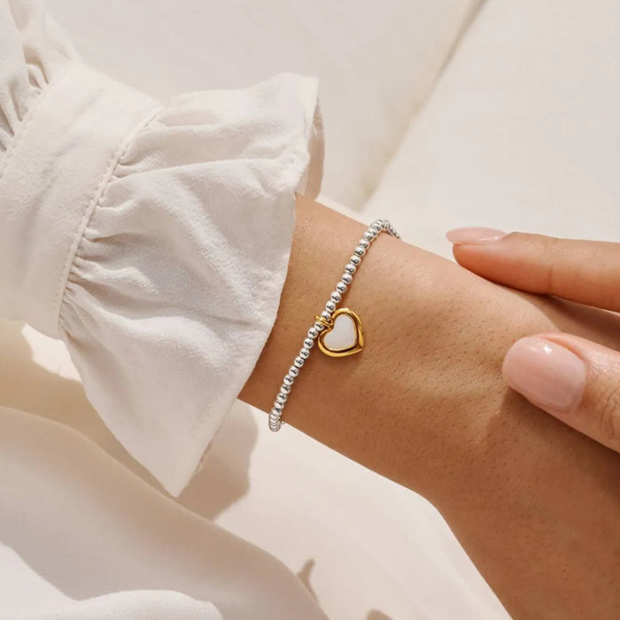 A Little With Love Always Bracelet featuring silver and gold-tone plating with a heartfelt message