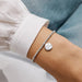 A Little Friend In A Million Bracelet in silver plating with a heartfelt friendship message