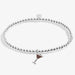 A Little Vibes Espresso Yourself Bracelet in silver plating with a playful coffee-inspired message