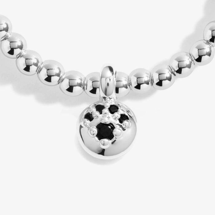 A Little Paw Print Bracelet featuring a charming paw print design, perfect for pet lovers.