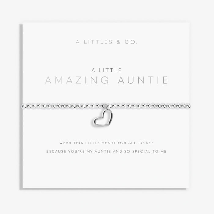 A Littles & Co A Little Amazing Auntie Bracelet featuring a meaningful design for a special auntie.