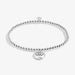 A Little Family silver-tone beaded bracelet with a tree-inspired charm and heartfelt family message card.