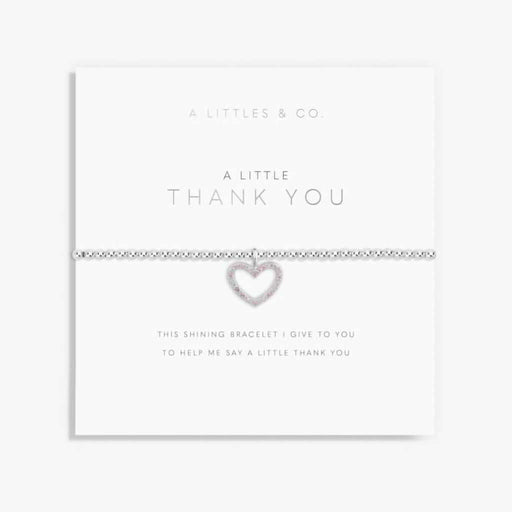 A Littles & Co : A Little 'Thank You' Bracelet – Silver-Plated at Annie's Hallmark