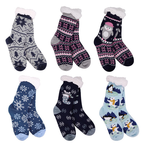 Arctic Friends Thermal Slipper Socks - Assorted - Buy one get one FREE - Arctic Friends Thermal Slipper Socks - Assorted - Buy one get one FREE