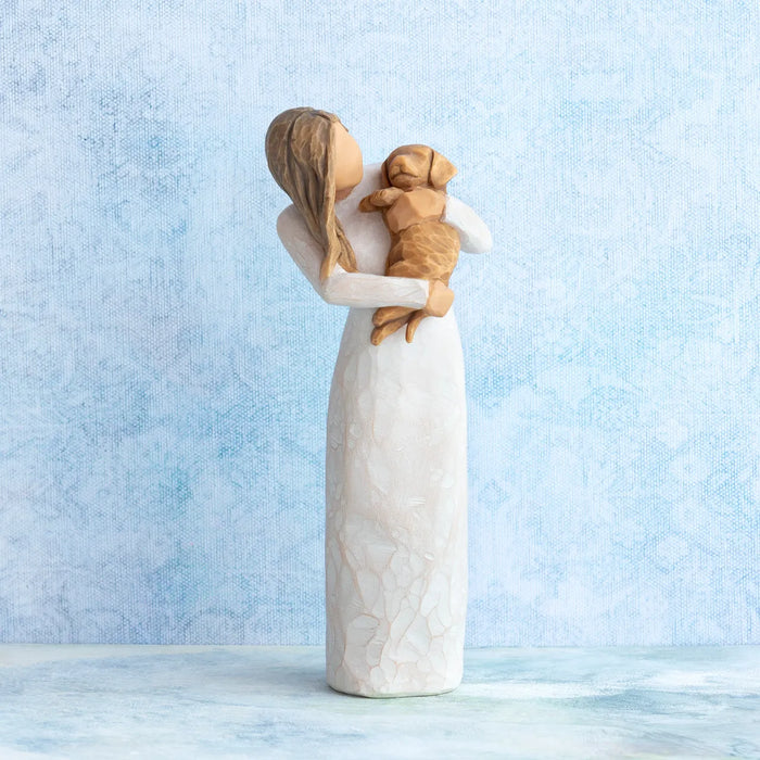 Willow Tree : "Adorable You" Golden Dog -A joyful friendship