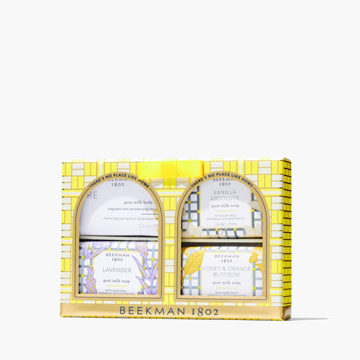 Beekman 1802 : 4 - Piece Travel - Sized Bar Soap Gift Set in Sudsy Sanctuary - Beekman 1802 : 4 - Piece Travel - Sized Bar Soap Gift Set in Sudsy Sanctuary