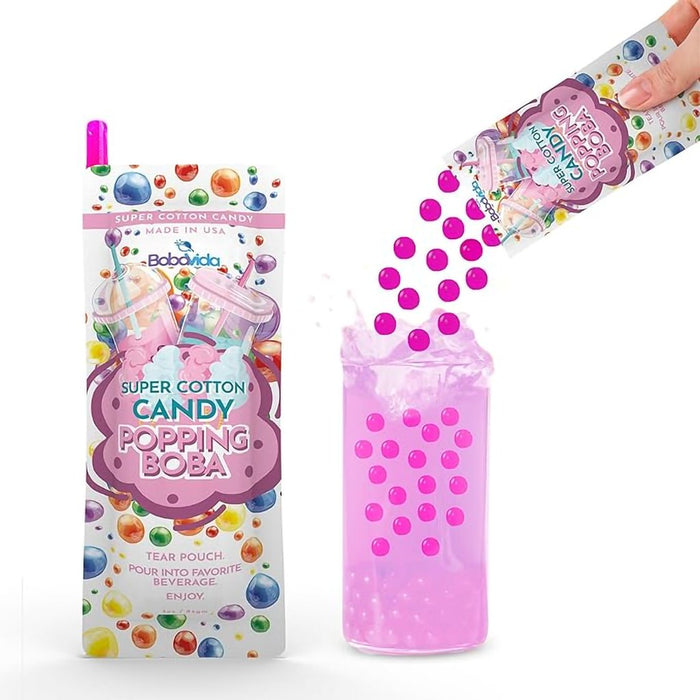 Bobavida : Super Cotton Candy Popping Boba - 3oz/10ct - Bobavida : Super Cotton Candy Popping Boba - 3oz/10ct