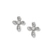 Brighton - Enchanting Cross Silver Post Earrings - Brighton - Enchanting Cross Silver Post Earrings