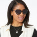 Brighton : Ferrara Gatta Sunglasses In Black & Silver - Brighton : Ferrara Gatta Sunglasses In Black & Silver - Annies Hallmark and Gretchens Hallmark, Sister Stores