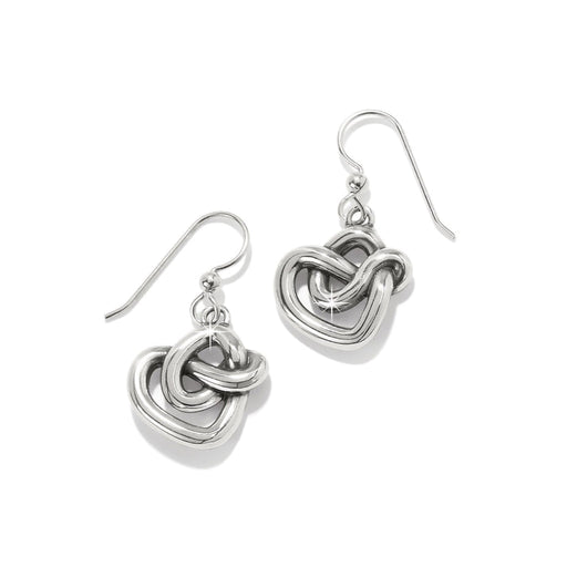 Brighton : Interlok Curve Heart French Wire Earrings - Brighton : Interlok Curve Heart French Wire Earrings