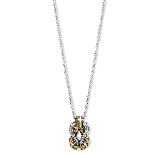 Brighton : Interlok Harmony Two Tone Necklace - Brighton : Interlok Harmony Two Tone Necklace