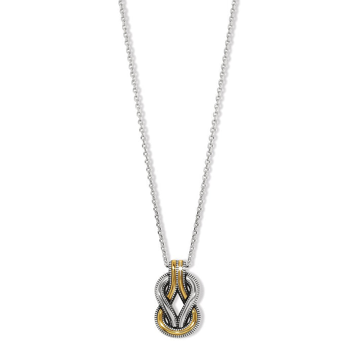 Brighton : Interlok Harmony Two Tone Necklace - Brighton : Interlok Harmony Two Tone Necklace