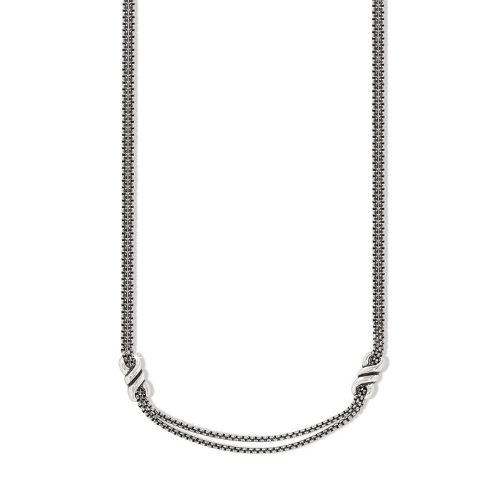 Brighton : Interlok Twist Double Necklace - Brighton : Interlok Twist Double Necklace