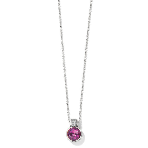 Brighton : Meridian Aurora Crystal Petite Necklace - Amethyst - Brighton : Meridian Aurora Crystal Petite Necklace - Amethyst