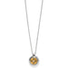 Brighton : Mosaic Round Two Tone Mini Necklace - Brighton : Mosaic Round Two Tone Mini Necklace