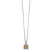 Brighton : Mosaic Two Tone Mini Tile Necklace - Brighton : Mosaic Two Tone Mini Tile Necklace