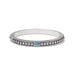 Brighton : Pretty Tough Gem Hinged Bangle - Silver Aqua - Brighton : Pretty Tough Gem Hinged Bangle - Silver Aqua