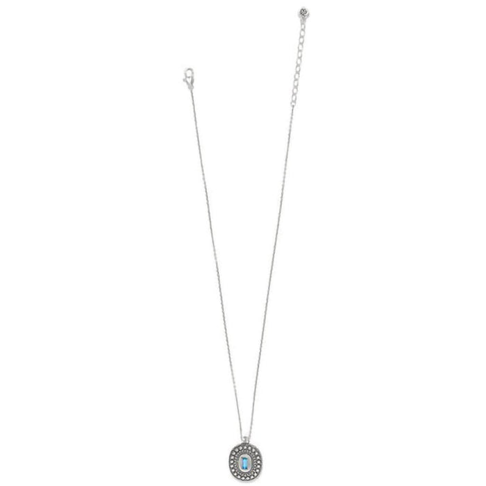 Brighton : Pretty Tough Gem Necklace - Silver - Aqua - Brighton : Pretty Tough Gem Necklace - Silver - Aqua