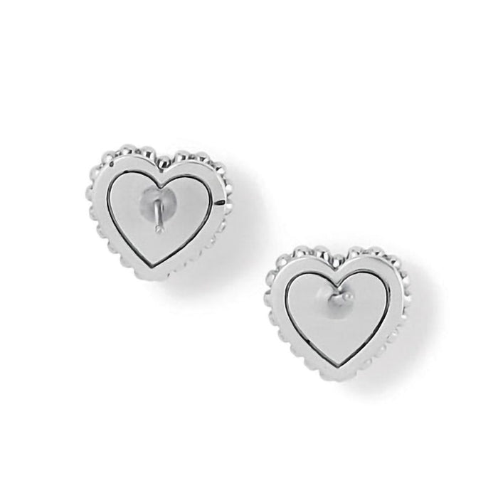 Brighton : Pretty Tough Petite Heart Post Earrings - Brighton : Pretty Tough Petite Heart Post Earrings