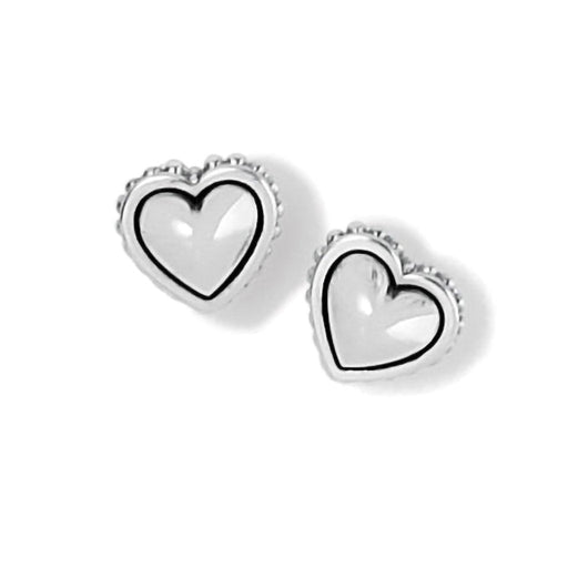 Brighton : Pretty Tough Petite Heart Post Earrings - Brighton : Pretty Tough Petite Heart Post Earrings