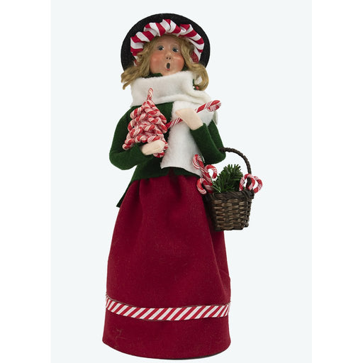 Byers' Choice : Candy Cane Lady - Byers' Choice : Candy Cane Lady