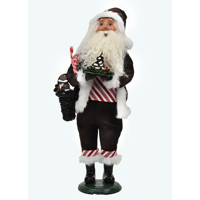 Byers' Choice : Chocolate Santa - Byers' Choice : Chocolate Santa