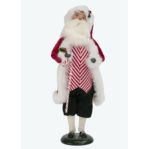 Byers' Choice : Peppermint Santa - Byers' Choice : Peppermint Santa