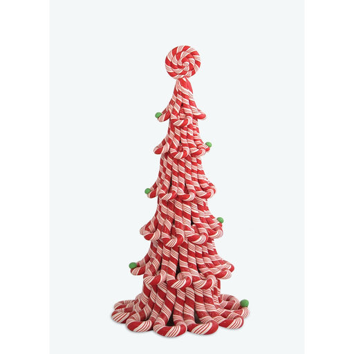 Byers' Choice : Red Candy Cane Tree - Byers' Choice : Red Candy Cane Tree