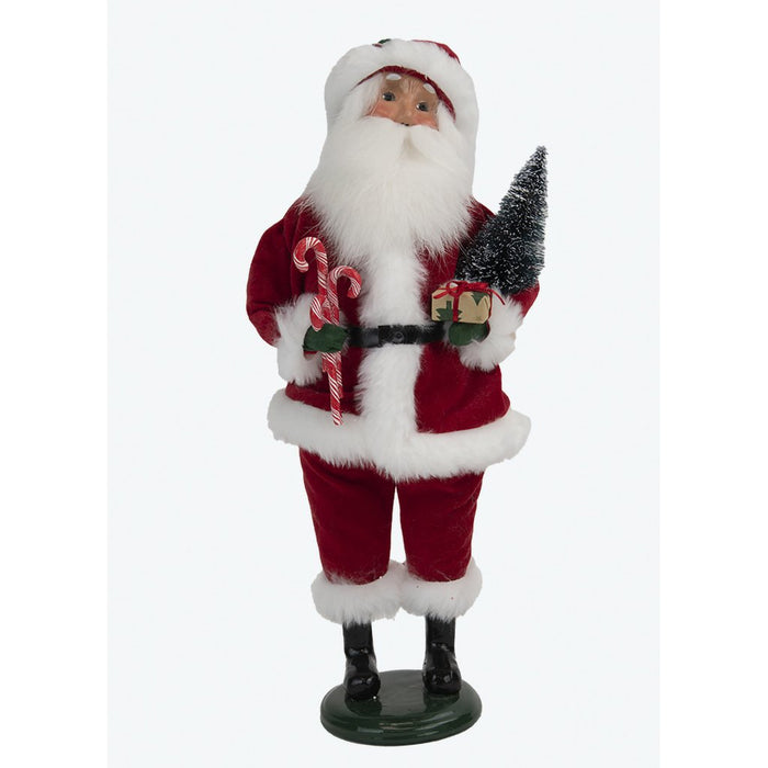 Byers' Choice : Red Velvet Santa - Byers' Choice : Red Velvet Santa