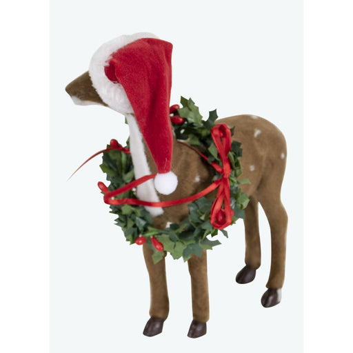 Byers' Choice : Reindeer w/ Wreath - Byers' Choice : Reindeer w/ Wreath