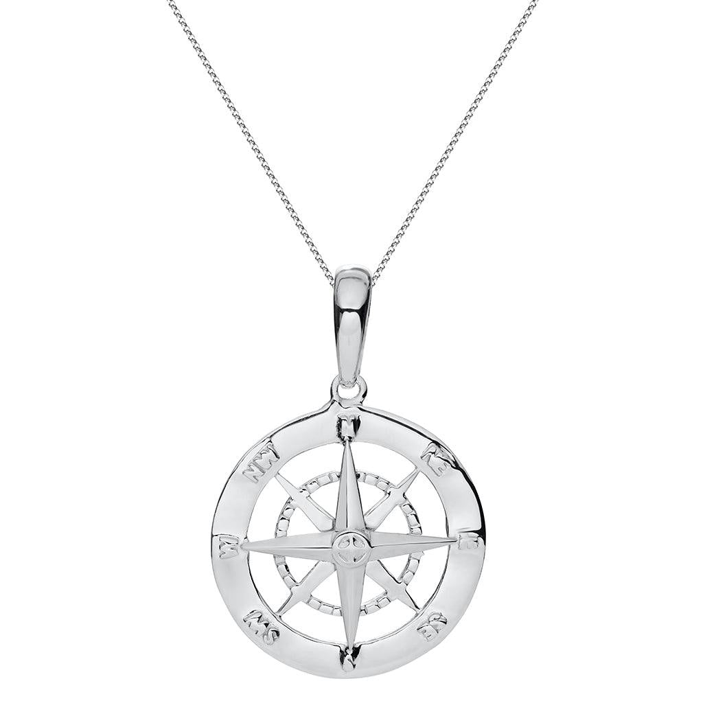 Compass Cod Cape Cod : Compass Rose Necklace - Silver - Annies Hallmark & Gretchens ...